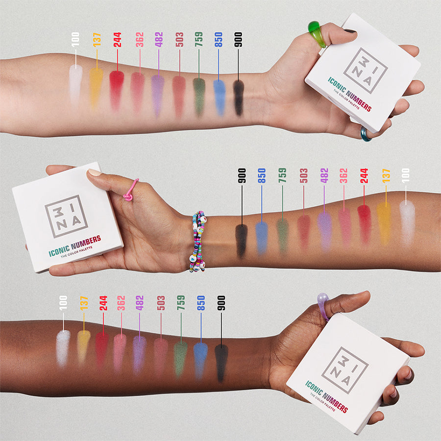 the color palette iconic numbers